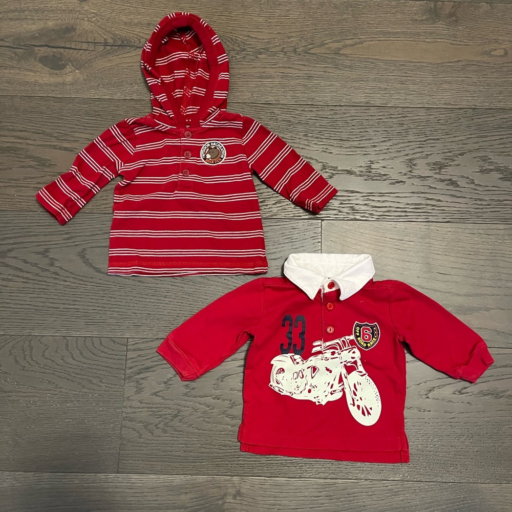 Boys tops 0-3Mos both NWT